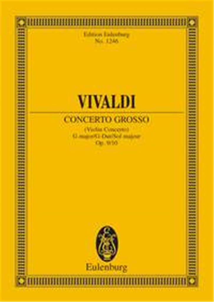Concerto G Major op. 9/10 RV 300 / PV 103